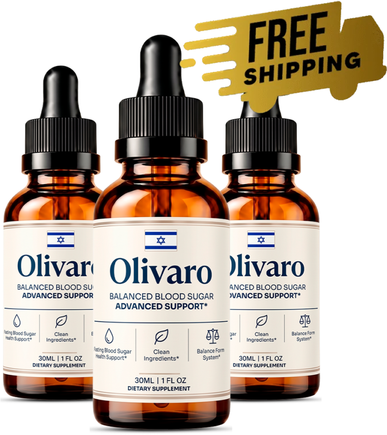 3 bottles of Olivaro liquid drops